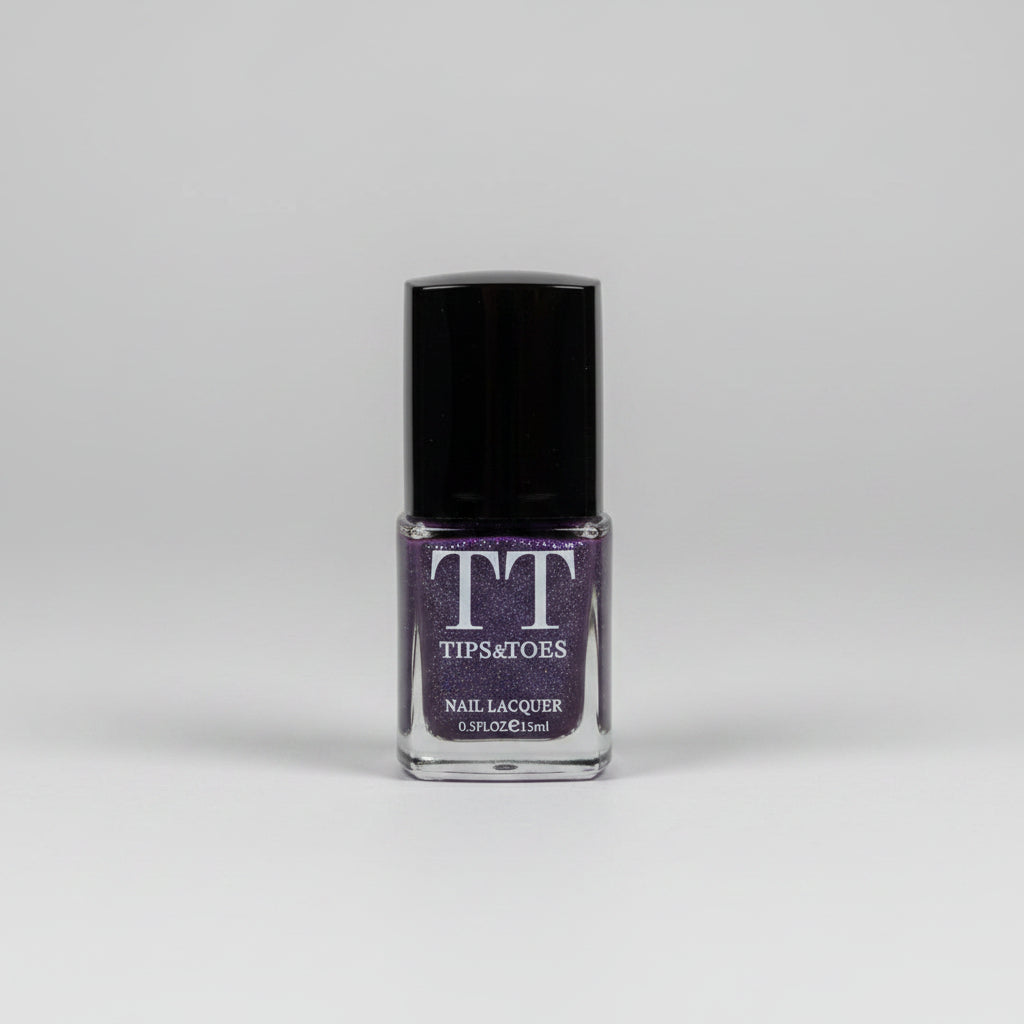 T&T Classic NAIL LACQUER 12PC Inner - Purple Sparkle