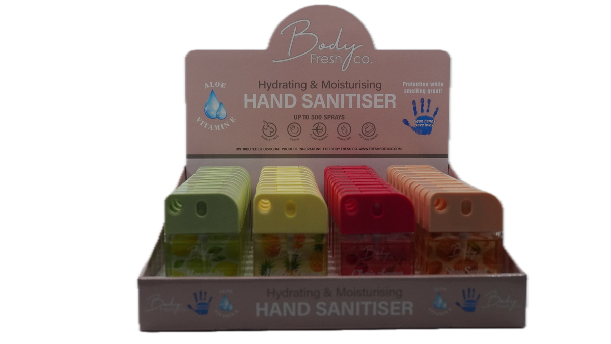 Liquid Hand Sanitizer Spray 45ml Mix-2 (40PC Carton)