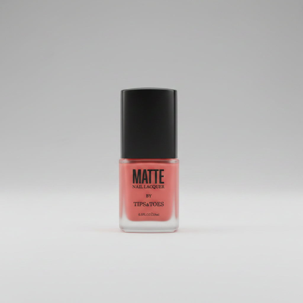 T&T MATT NAIL LACQUER 12PC Inner - Dark Brown