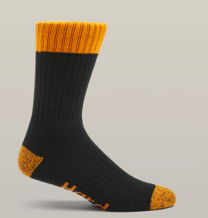 Men's Heavy Duty 3pk High Vis Work Socks (6-11) - 36PC Carton