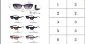 5244 SUNGLASSES (20PC Carton)
