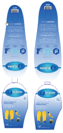 EVA MEMORY FOAM Insoles Men (72PC Carton)