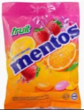 Mentos Fruit Bag 135g (40PC Carton)