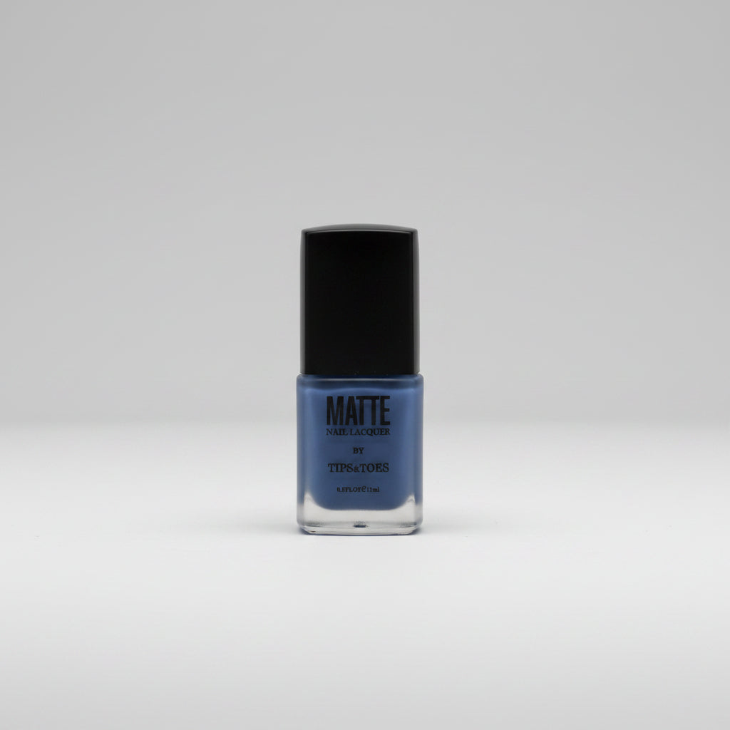 T&T Matt NAIL LACQUER 12PC Inner - Dark Blue
