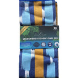 MICROFIBRE KITCHEN TOWEL ASSORTED 5 PACK ($3) 24PC Carton