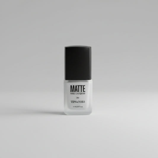 T&T Matt NAIL LACQUER 12 PC Inner - White