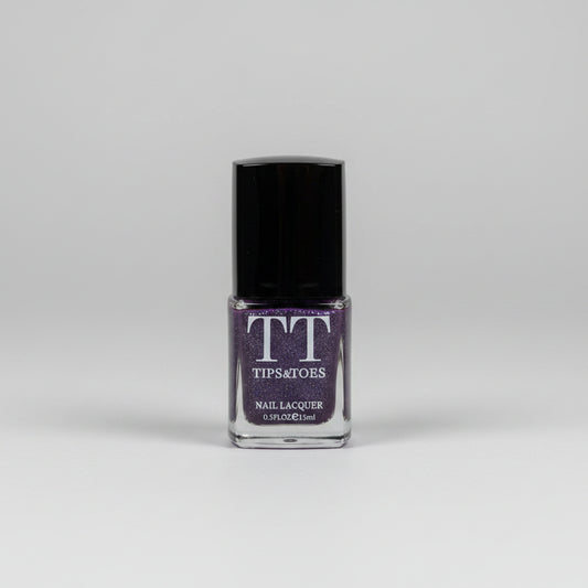 T&T Classic NAIL LACQUER 12PC Inner - Purple Sparkle