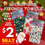 Festive Microfiber Kitchen Towel (120PC Carton)