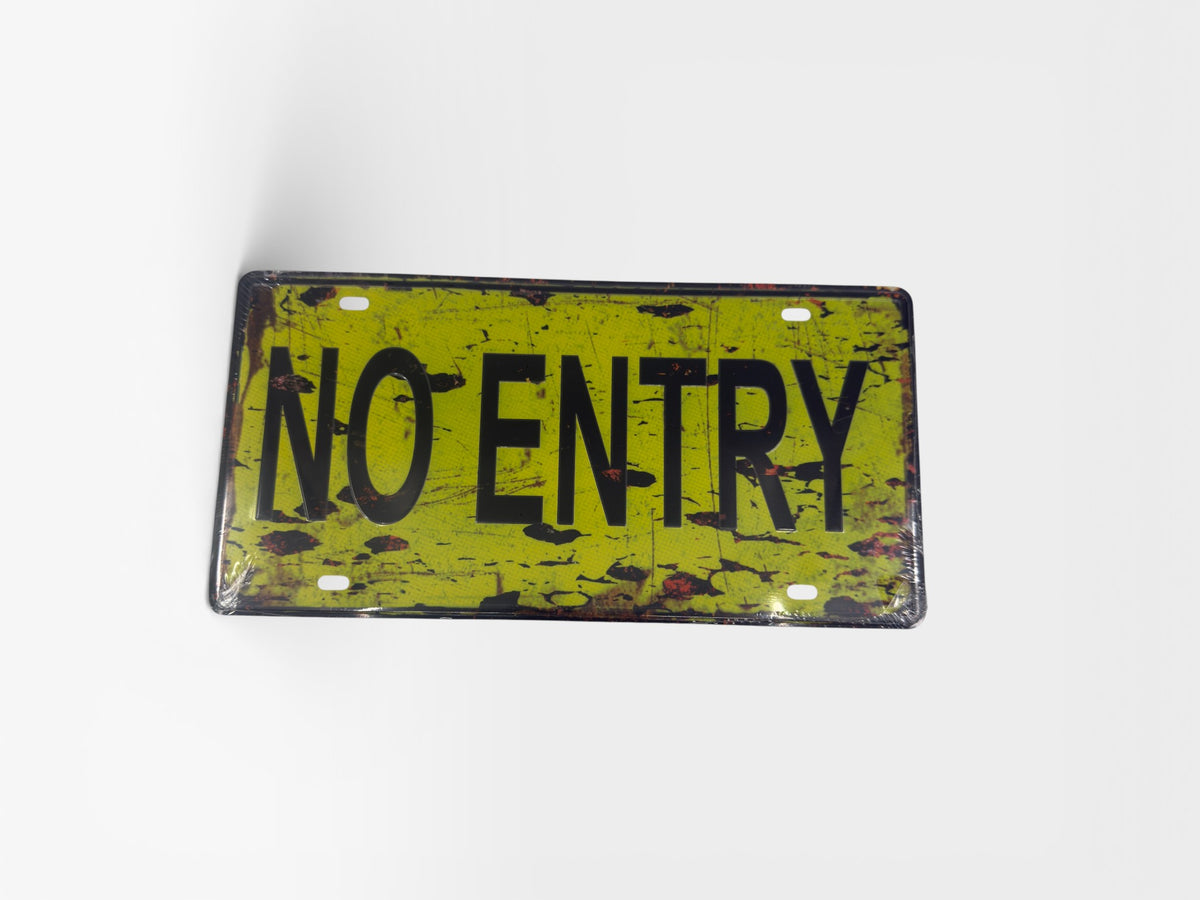 30x15 Metal Plate Signs Mix 2 48PC Carton