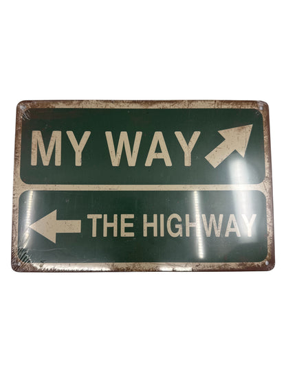 20 x 30 Metal Plate Signs Mix- 6 48PCS Carton