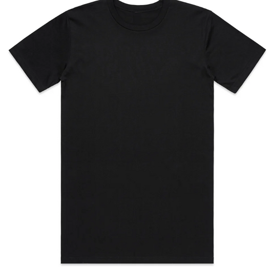 Blank Tshirt Black 100% Cotton (48PCS)