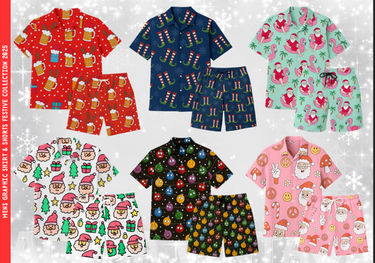 Festive Hawaiian Short Mix 2 (60PC Carton)