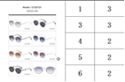 56053 SUNGLASSES (20PC Inner)