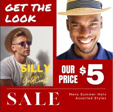 Mens Summer Hats  (Assorted Colours, Styles) (60PC Carton)