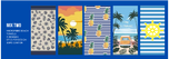 Microfiber Beach Towel Mix B (30PC Carton)