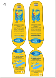 TPE Cloud Insoles ladies (72PC Carton)
