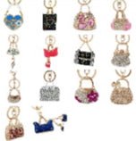 BLING KEYRINGS - MIX 3 ASSORTED  (288PC Carton)