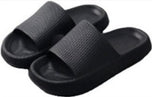 Ladies Cloud Slides Black (24PC Carton)