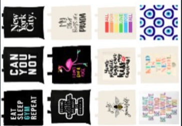 Cotton Tote Bags (48PC Carton)