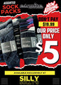 Men's 5pk Business Crew Sock (24PC Carton)