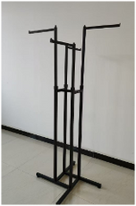Shop fittings 4 Way Tshirt Stand ( Black )