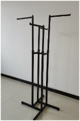 Shop fittings 4 Way Tshirt Stand ( Black )