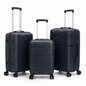 RE002 black luggage set 21 25 and 29 inch
